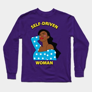 Self-Driven Woman Long Sleeve T-Shirt